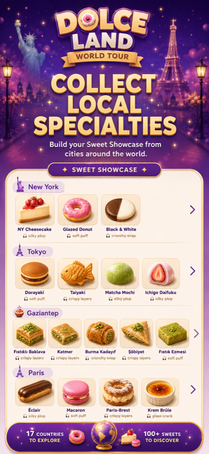 Collect Local Specialties — Sweet Showcase